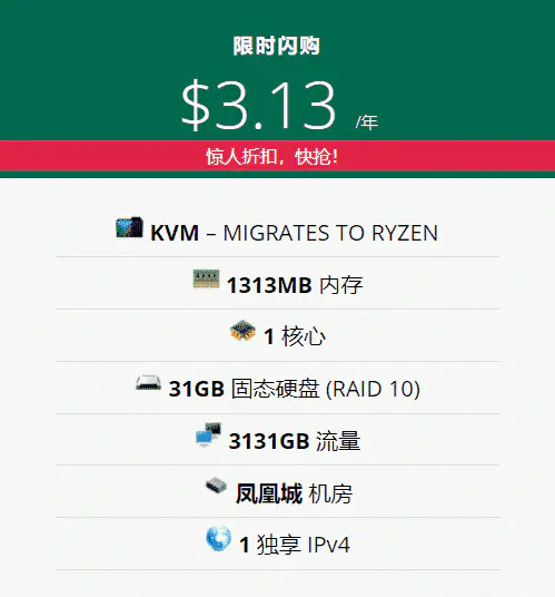 超便宜巨离谱VPS—足以让每位站长看了自打耳光