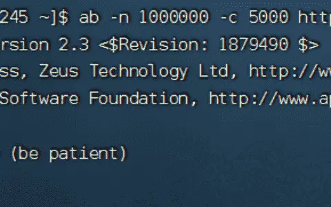 Linux压力测试工具Apache Bench的安装和使用