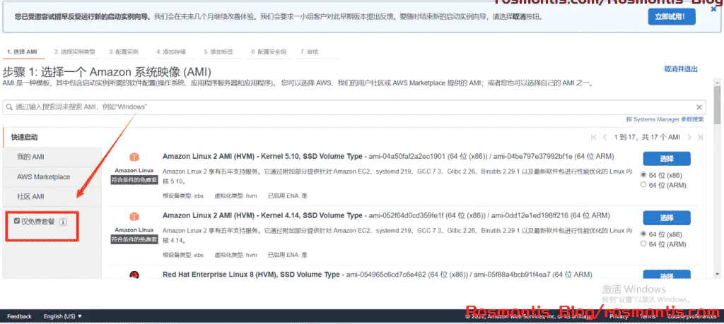 使用虚拟信用卡VISA外币卡白嫖AWS一年免费云服务器