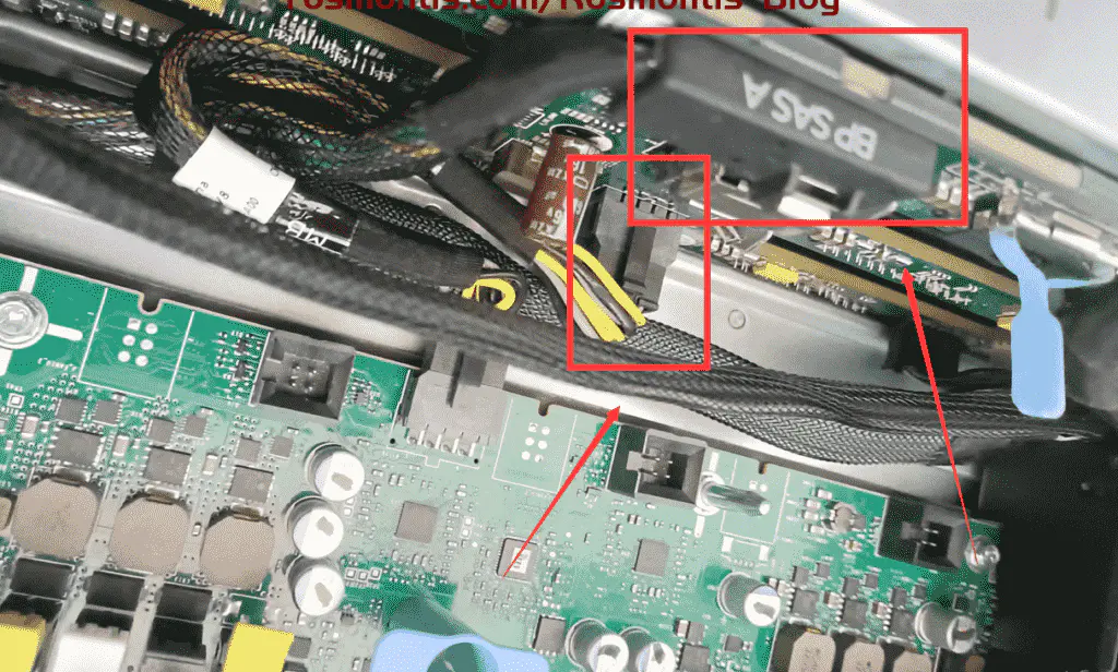机架服务器DELL戴尔R720XD后置背板安装（瞎折腾）