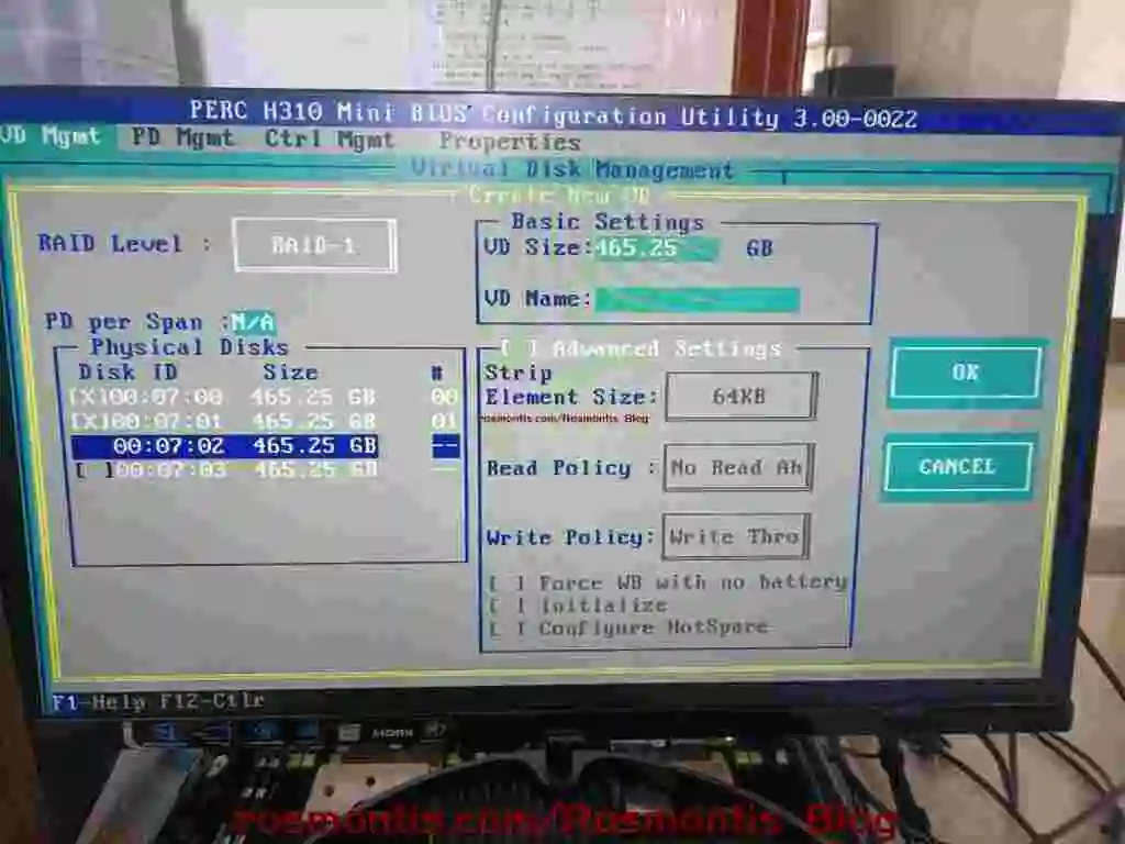 机架服务器RAID阵列卡配置详解（DELL R720XD）