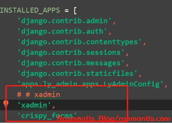 Django-admin + xadmin后台二次开发